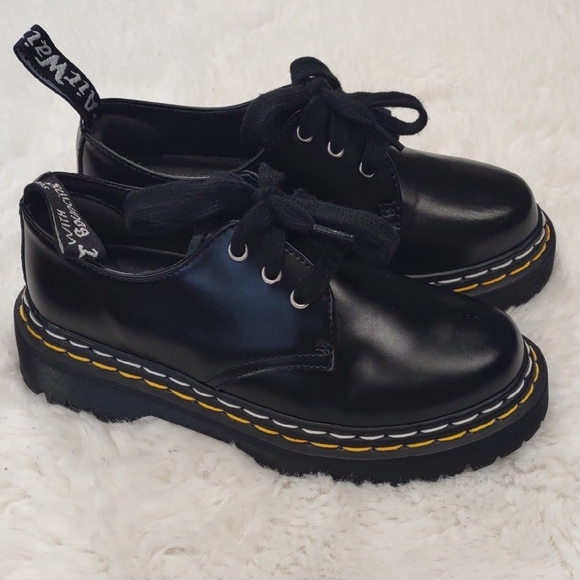 Dr. Martens Shoes - Dr. Martens Black Leather  with Air-Cushioned Sole